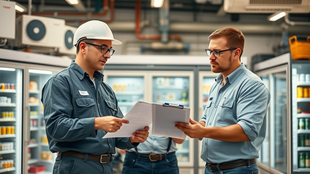 Skilled team providing commercial refrigeration & HVAC services for Orange County businesses