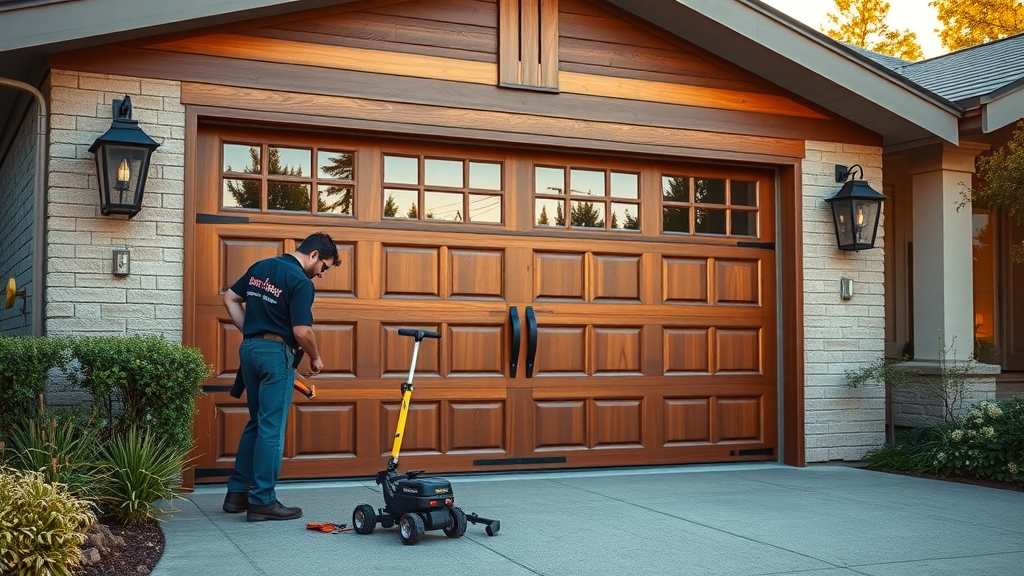 Expert installs high-quality garage door in Orange County for reliable service