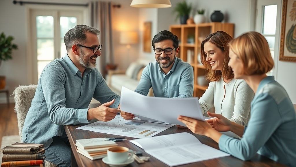 home remodeling services Orange County project planning organized contractor homeowner meeting