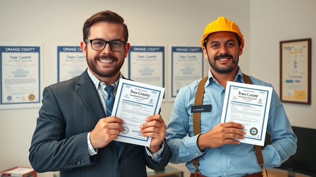 professional general contractor and licensed contractor with orange county permits