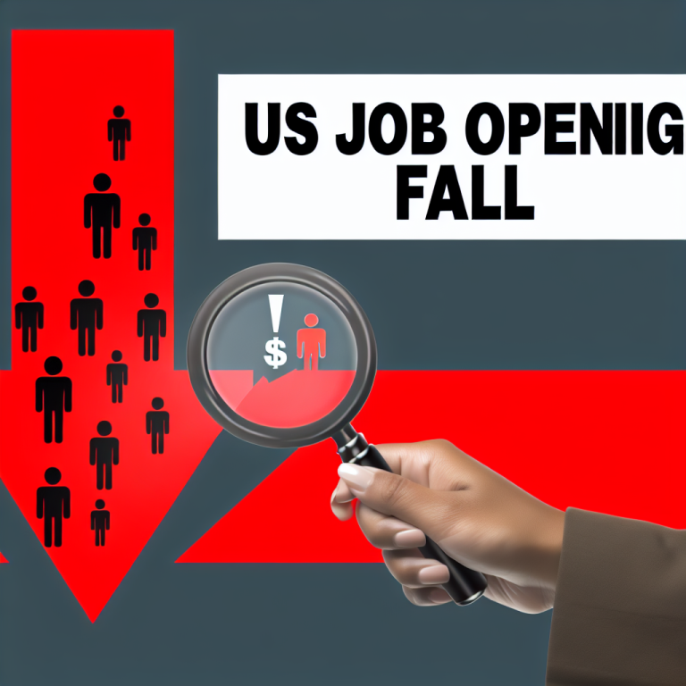 US Job Openings Fall to 7.4 Million: Market Trends