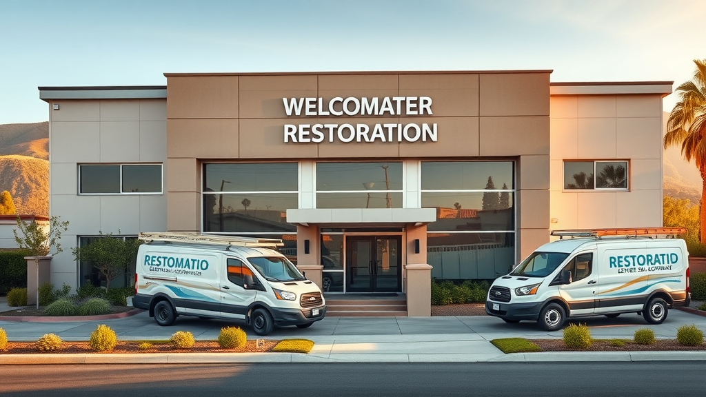 Restored Right headquarters shows reputable restoration company professionalism