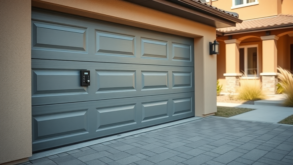 Secure keypad entry by top garage door company in Southern California