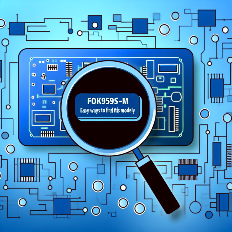 FOK959S-M: Easy Ways to Find This Model Quickly