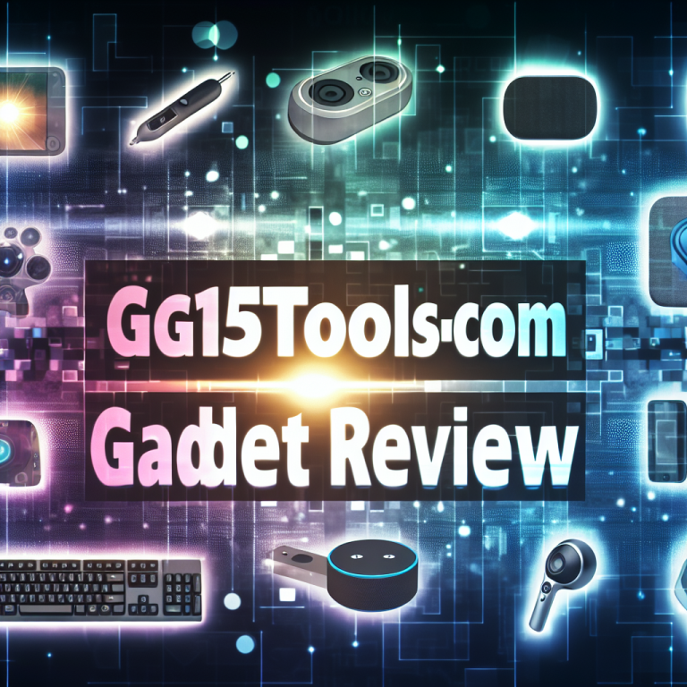 G15Tools-com Gadget Review: Your Guide to Tech Insights