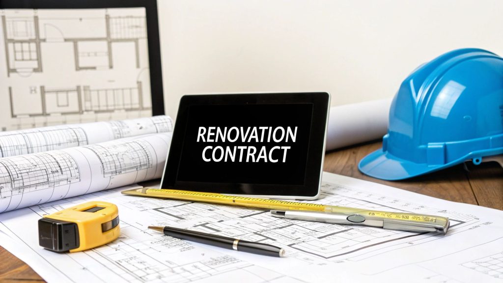 Orange County Home Renovation Contract Template Guide