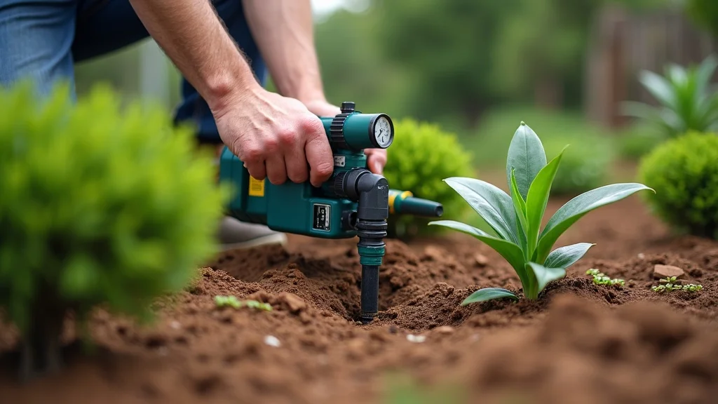 Smart irrigation system installation in Tulsa showing modern controllers and piping